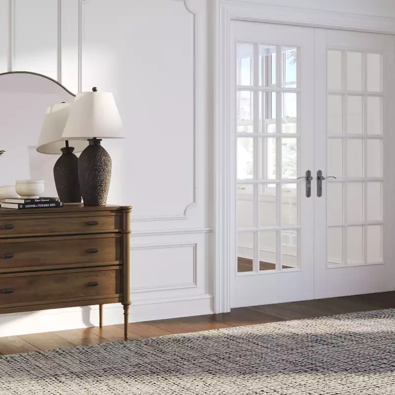 Traditional, Farmhouse Entryway Design by Havenly Interior Designer Vye