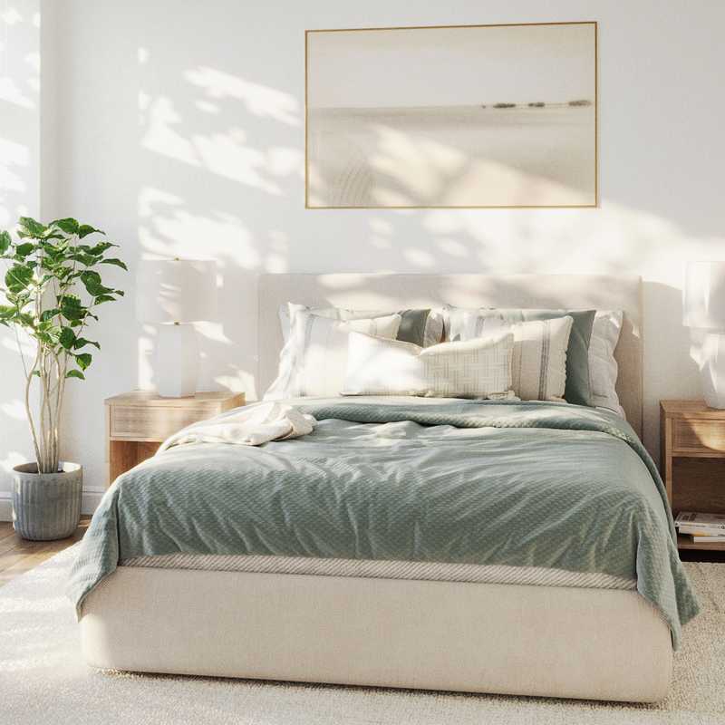 Classic, Glam, Scandinavian Bedroom Design by Havenly Interior Designer Havenly