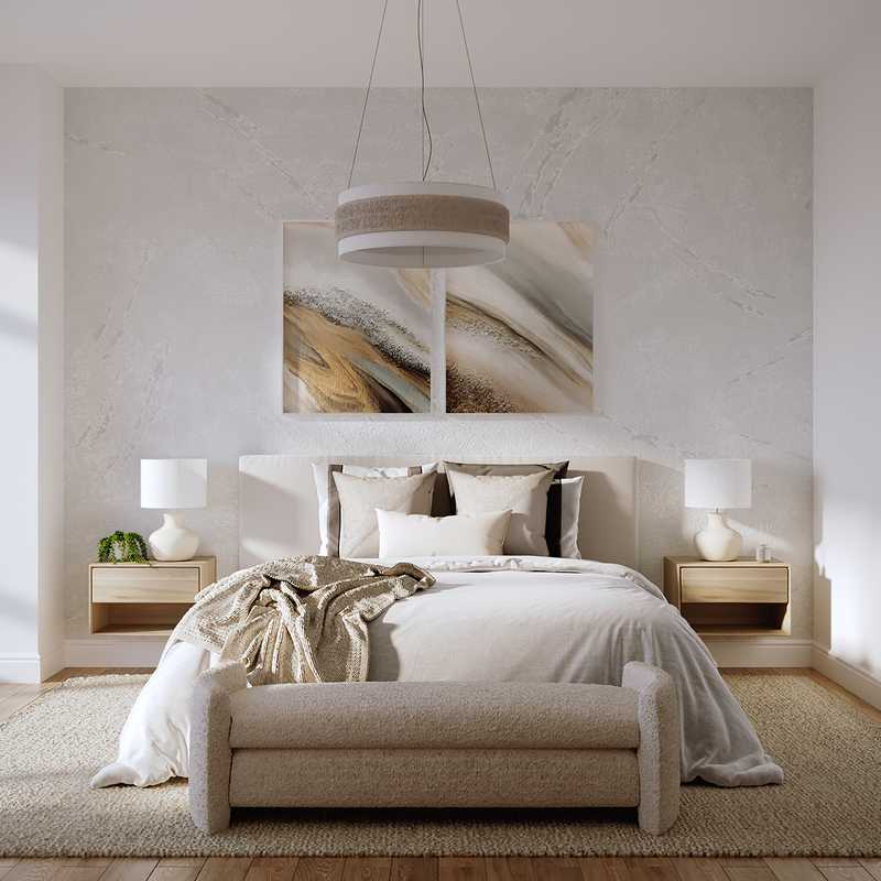 Modern, Glam, Minimal Bedroom Design by Havenly Interior Designer Havenly
