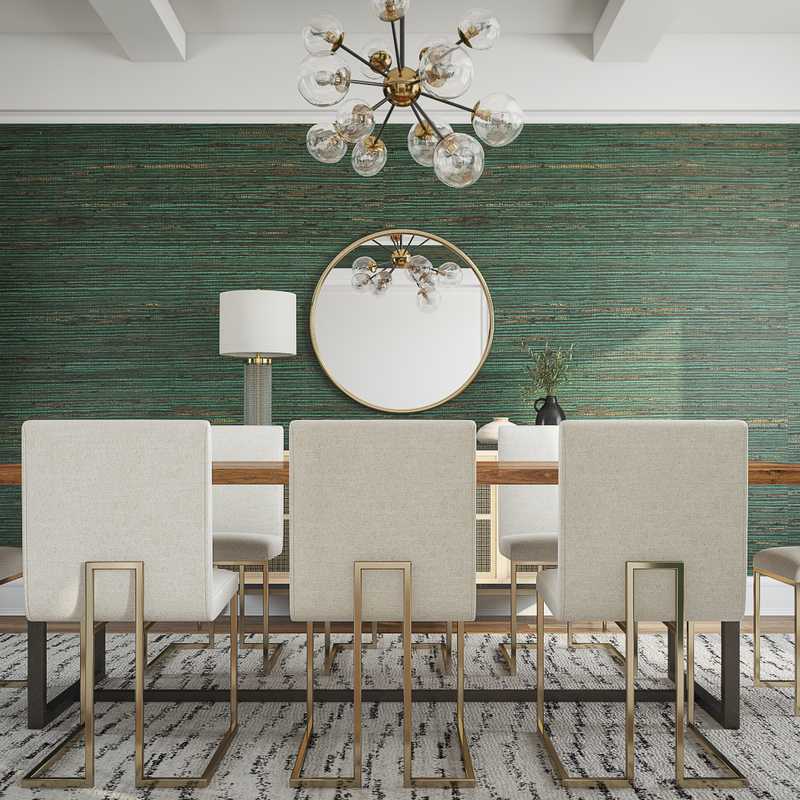 Classic, Coastal, Farmhouse Dining Room Design by Havenly Interior Designer Havenly