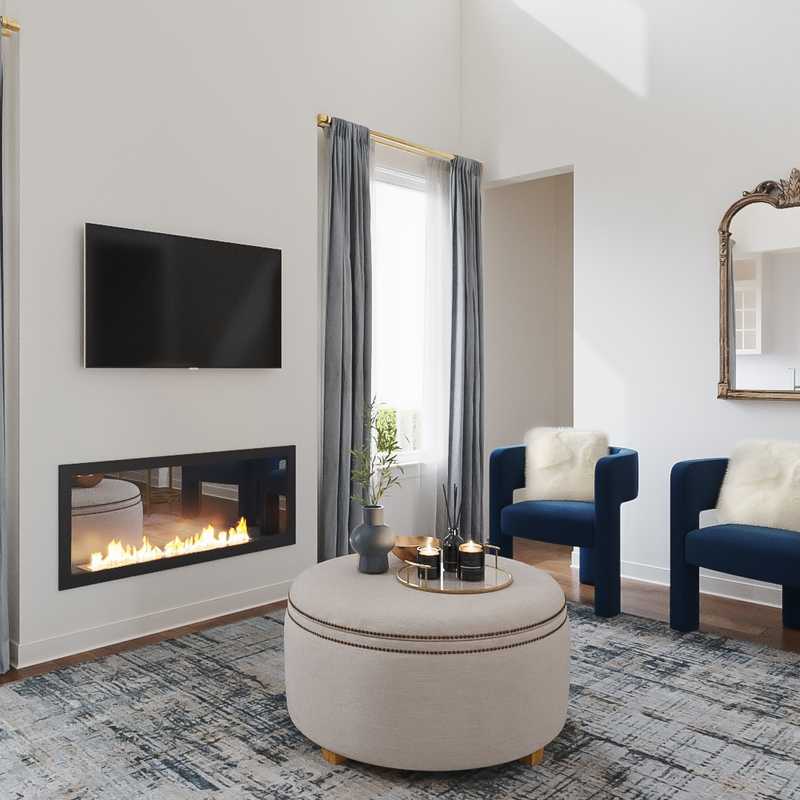 Contemporary, Modern, Transitional Living Room Design by Havenly Interior Designer Isabel