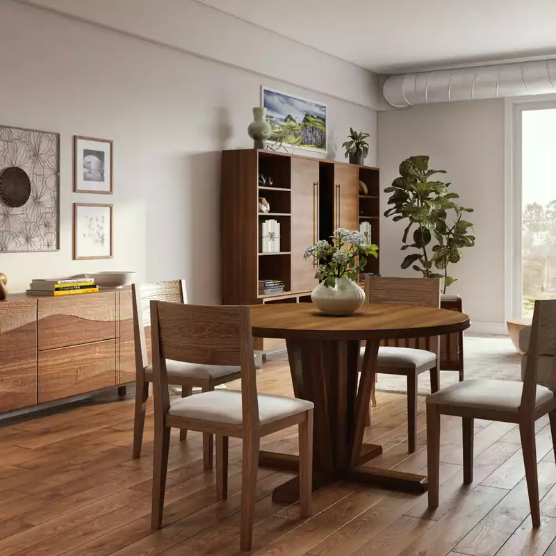 Rustic, Midcentury Modern, Scandinavian Living Room Design by Havenly Interior Designer Tricia