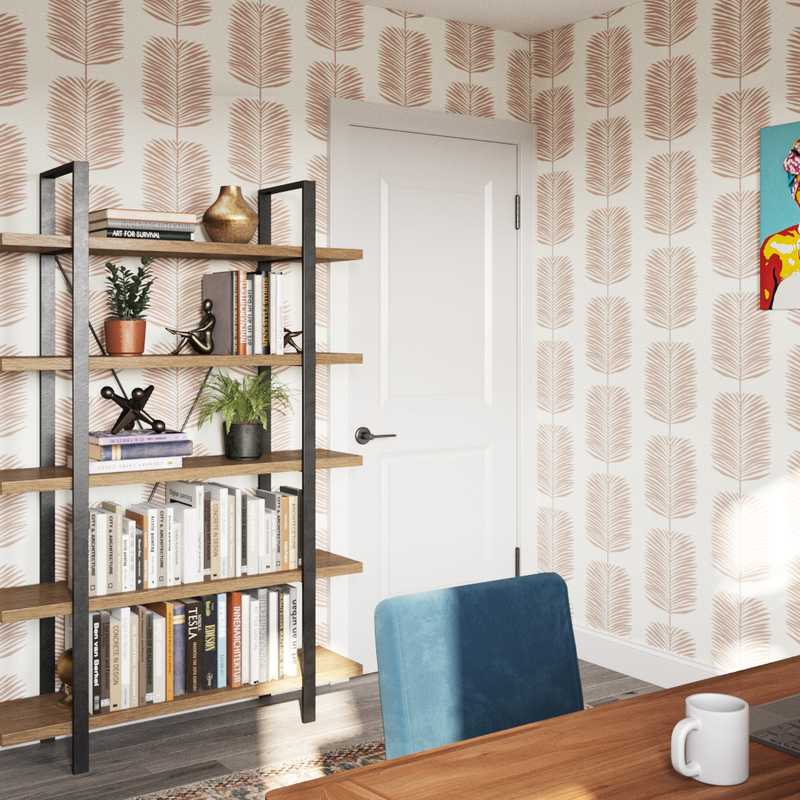 Eclectic, Bohemian, Scandinavian Office Design by Havenly Interior Designer Marisa