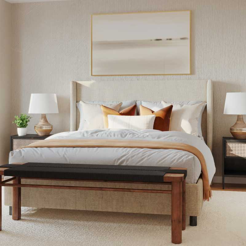 Contemporary, Classic, Coastal, Minimal Bedroom Design by Havenly Interior Designer Havenly