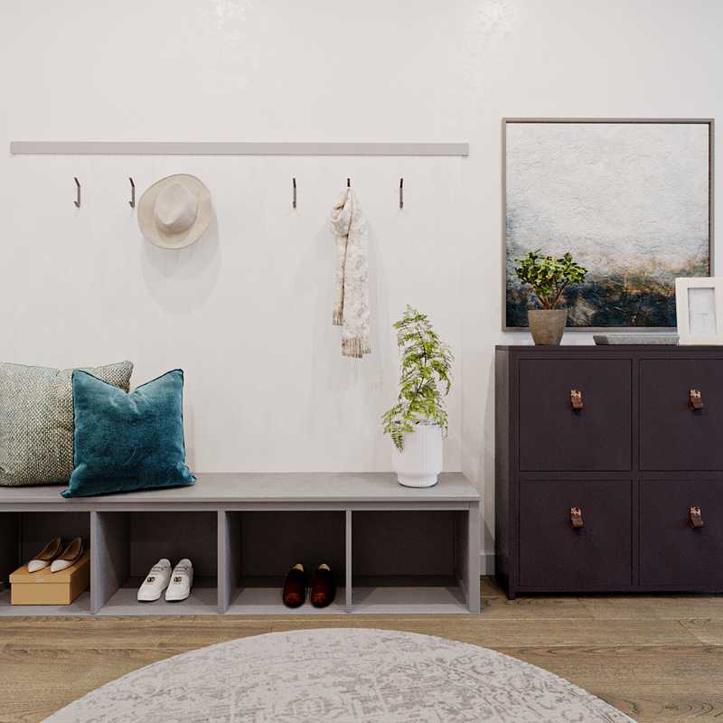 Modern, Farmhouse Entryway Design by Havenly Interior Designer Briana