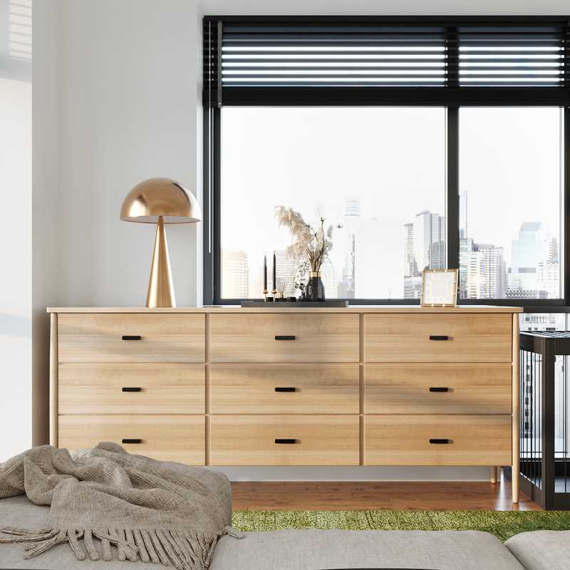 Modern, Classic, Glam, Transitional Bedroom Design by Havenly Interior Designer Maria