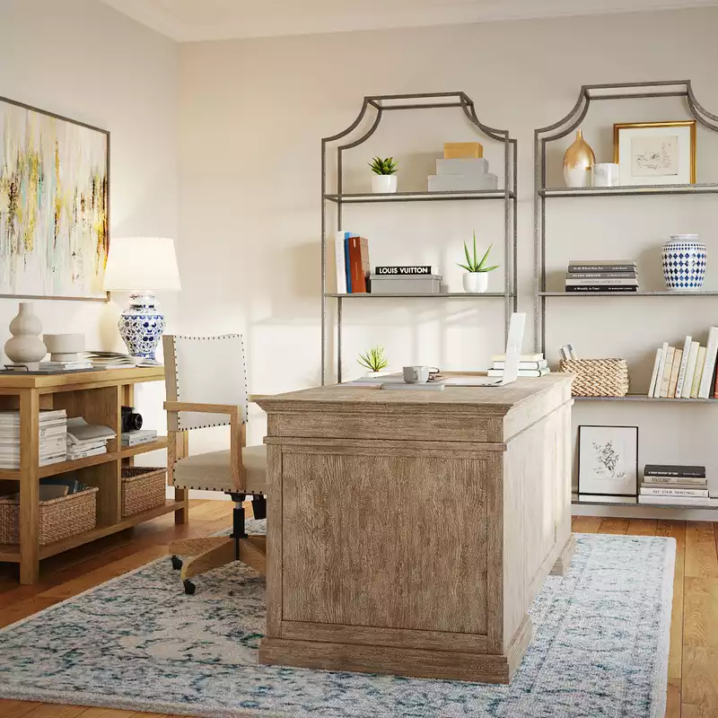 Classic, Traditional, Transitional Entryway Design by Havenly Interior Designer Toussaint