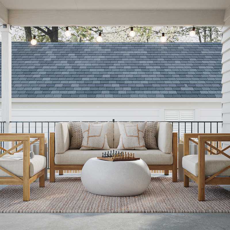 Modern, Midcentury Modern, Minimal Outdoor Space Design by Havenly Interior Designer Briana