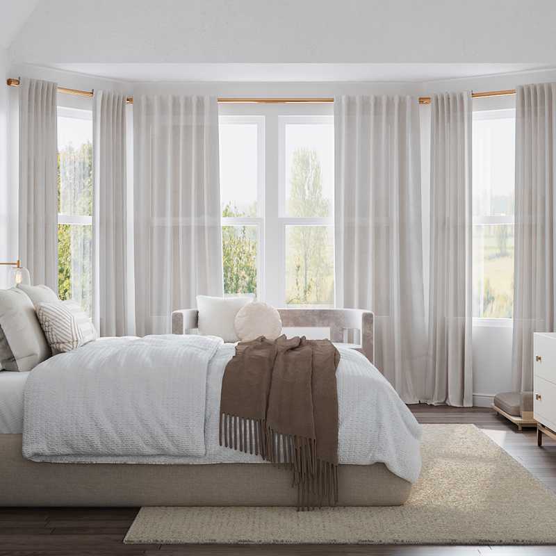 Modern, Minimal, Scandinavian Bedroom Design by Havenly Interior Designer Briana