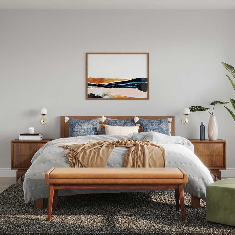 Modern, Midcentury Modern, Minimal Bedroom Design by Havenly Interior Designer Marisa