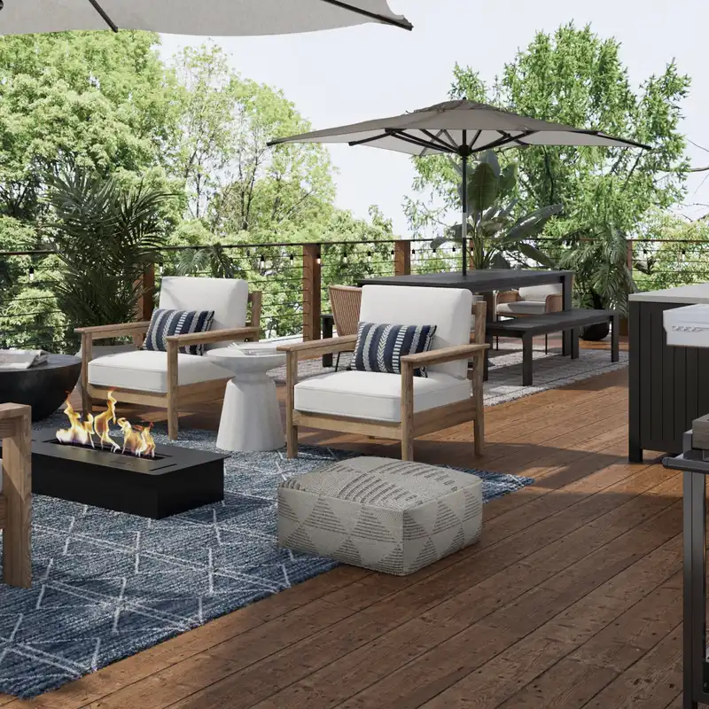 Outdoor Space Design by Havenly Interior Designer Olga