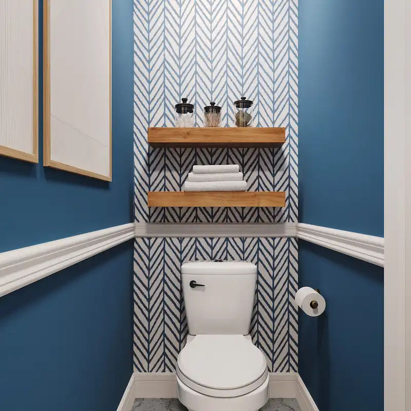 Contemporary, Scandinavian Bathroom Design by Havenly Interior Designer Haley