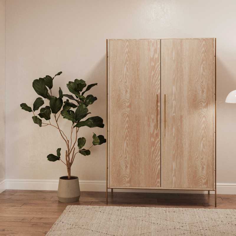 Minimal, Scandinavian Office Design by Havenly Interior Designer Angie