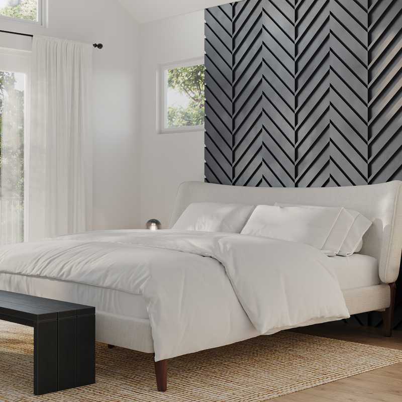 Modern, Minimal Bedroom Design by Havenly Interior Designer Autumn