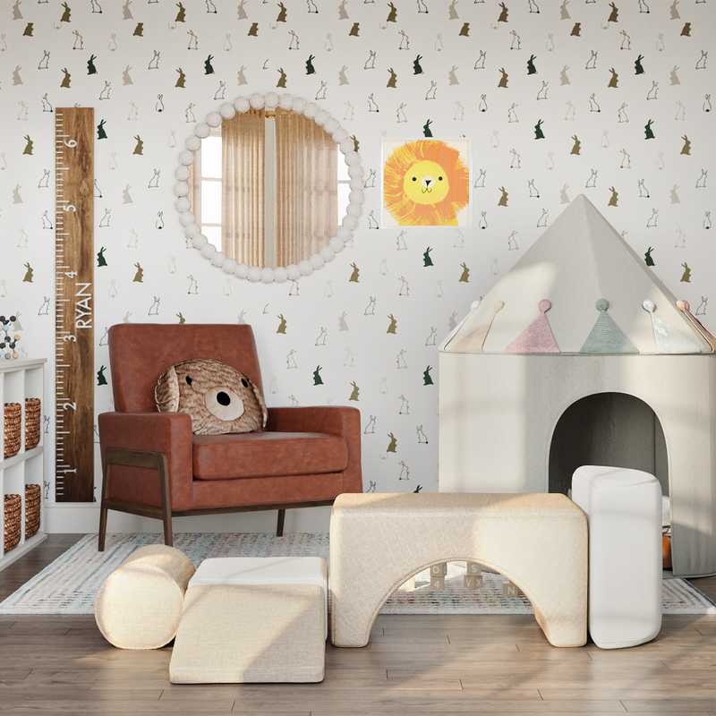 Classic, Traditional Playroom Design by Havenly Interior Designer Isabel