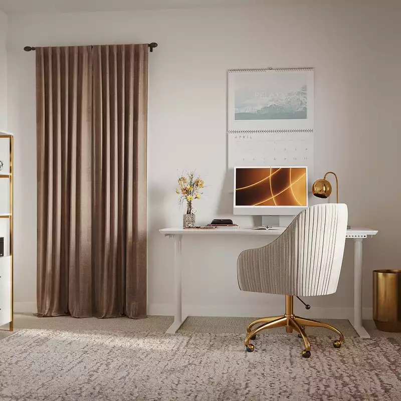 Classic, Glam Bedroom Design by Havenly Interior Designer Legacy