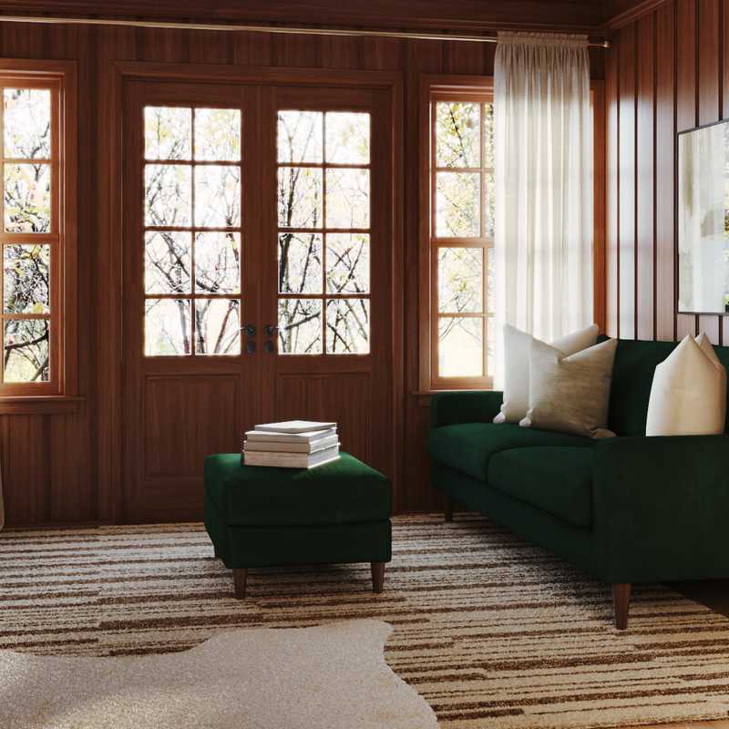 Contemporary, Coastal Office Design by Havenly Interior Designer Vye
