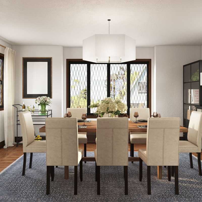 Modern, Classic, Traditional, Midcentury Modern Dining Room Design by Havenly Interior Designer Vye