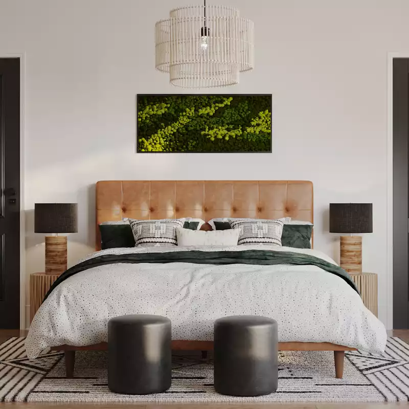 Modern, Rustic Bedroom Design by Havenly Interior Designer Ebonee