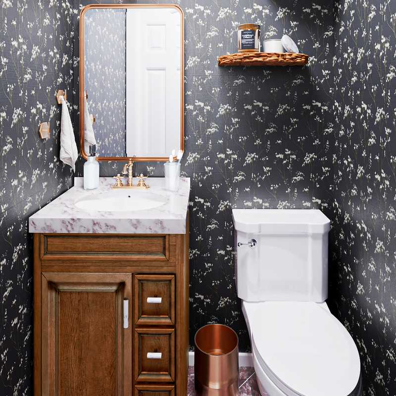 Transitional Bathroom Design by Havenly Interior Designer Maura