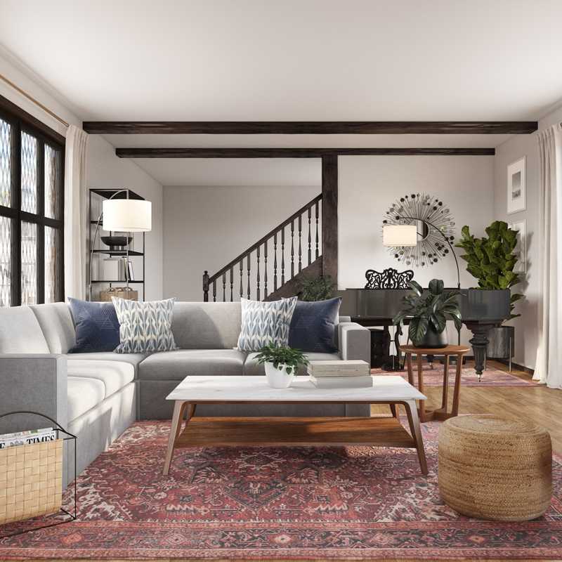 Modern, Classic, Traditional, Midcentury Modern Living Room Design by Havenly Interior Designer Vye