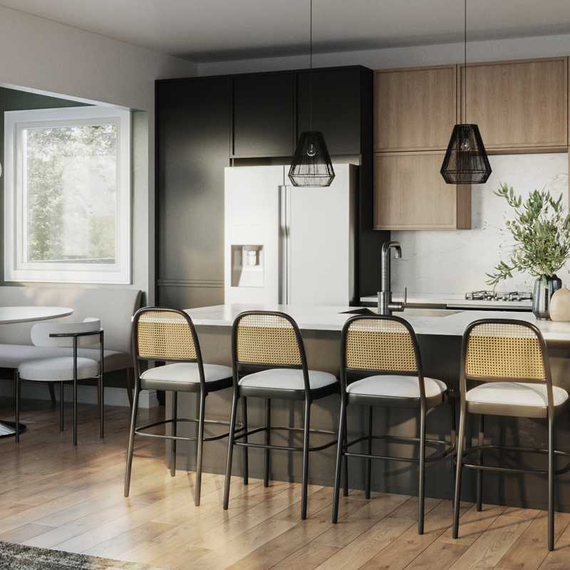 Classic, Transitional, Minimal Dining Room Design by Havenly Interior Designer Marisa