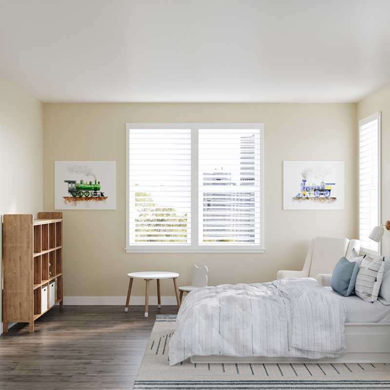 Contemporary, Minimal, Scandinavian Bedroom Design by Havenly Interior Designer Tara