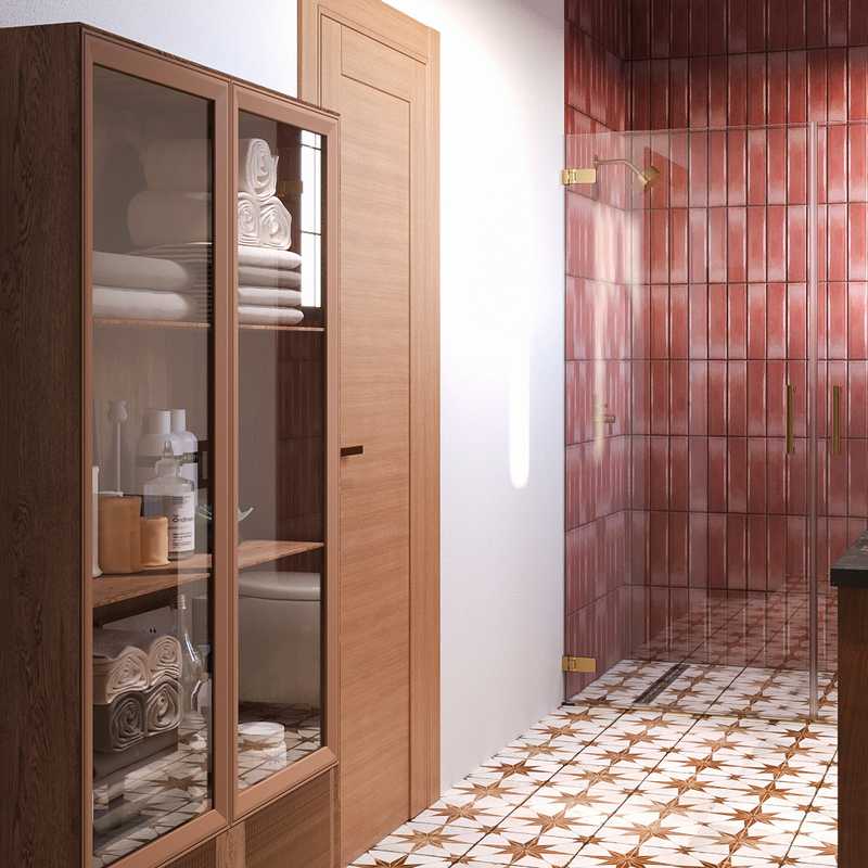 Midcentury Modern Bathroom Design by Havenly Interior Designer Autumn