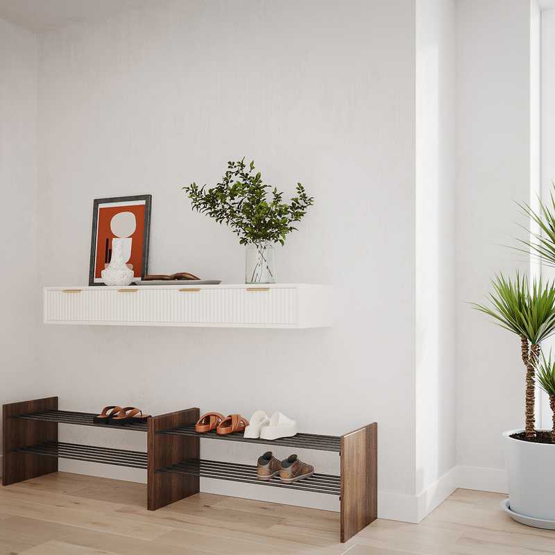 Modern, Minimal Entryway Design by Havenly Interior Designer Monica
