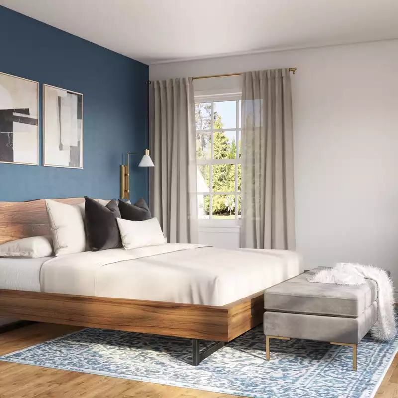Modern, Bohemian, Traditional, Scandinavian Bedroom Design by Havenly Interior Designer Vye