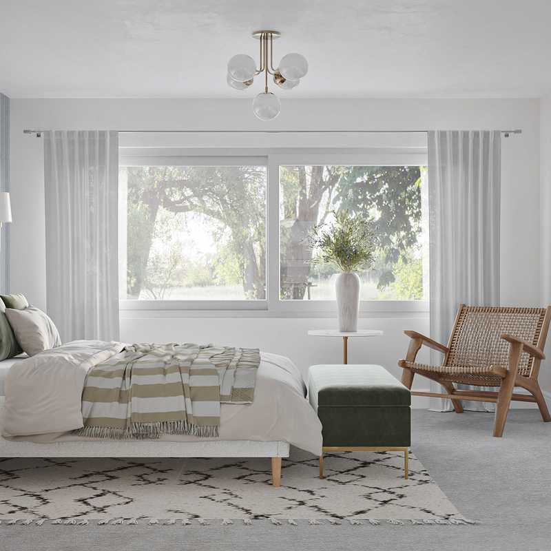 Farmhouse Bedroom Design by Havenly Interior Designer Florencia