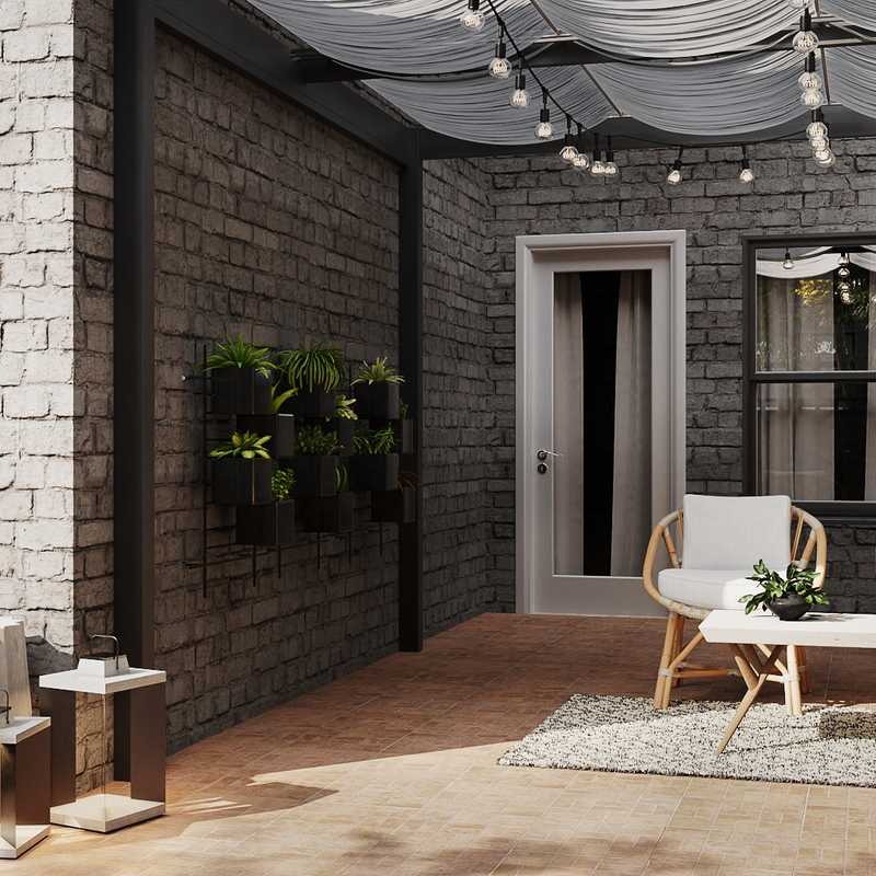 Contemporary, Classic Outdoor Space Design by Havenly Interior Designer Monica