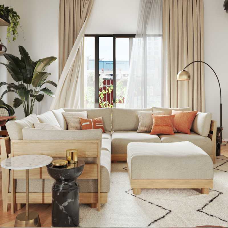 Scandinavian Living Room Design by Havenly Interior Designer Jasmine