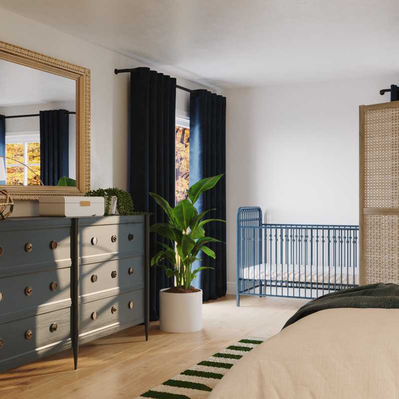 Bohemian, Southwest Inspired, Scandinavian Bedroom Design by Havenly Interior Designer Briana