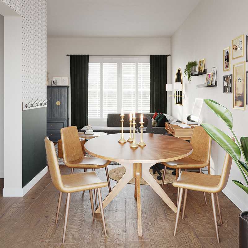 Eclectic, Bohemian, Vintage Living Room Design by Havenly Interior Designer Tara