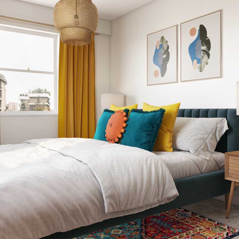 Modern, Bohemian Bedroom Design by Havenly Interior Designer Vye