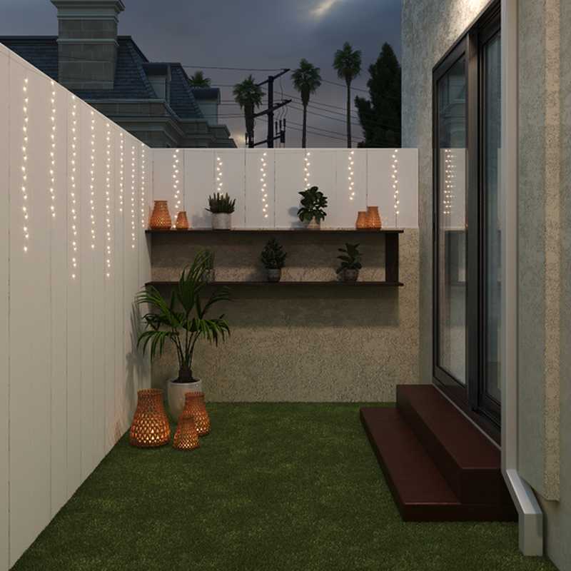 Eclectic, Bohemian Outdoor Space Design by Havenly Interior Designer Tara