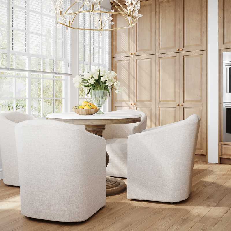 Contemporary, Modern, Classic Dining Room Design by Havenly Interior Designer Autumn