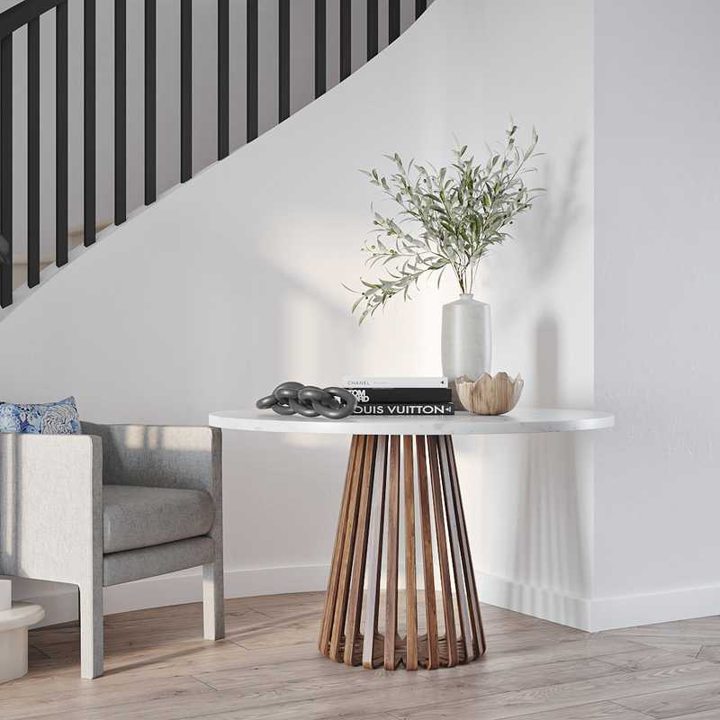 Modern, Transitional Living Room Design by Havenly Interior Designer Briana