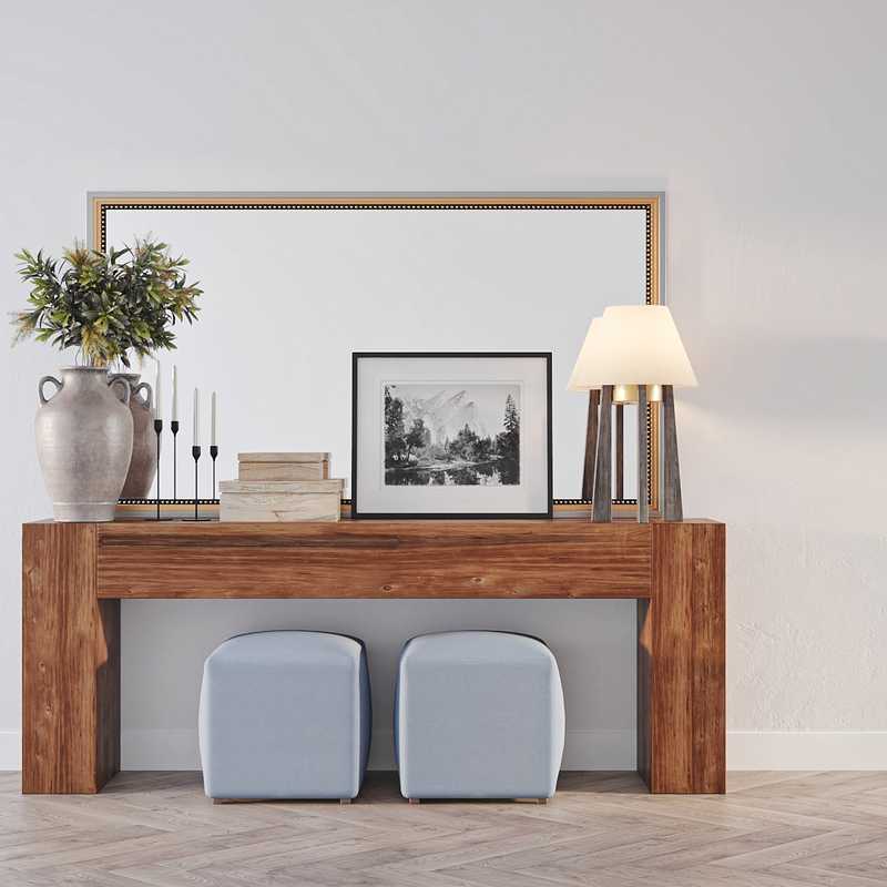 Modern, Transitional Living Room Design by Havenly Interior Designer Briana