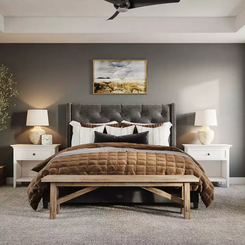 Traditional, Farmhouse, Rustic Bedroom Design by Havenly Interior Designer Tracy