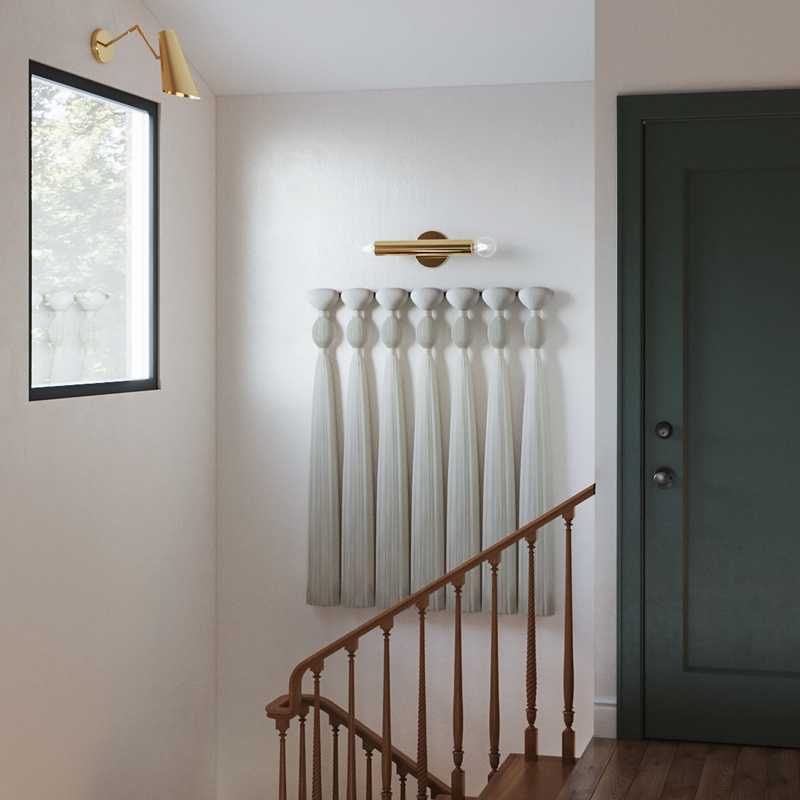 Modern, Bohemian, Midcentury Modern Living Room Design by Havenly Interior Designer Autumn