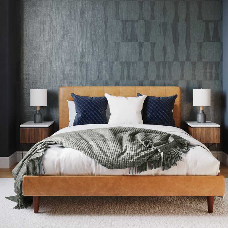 Contemporary, Industrial, Preppy Bedroom Design by Havenly Interior Designer Monica