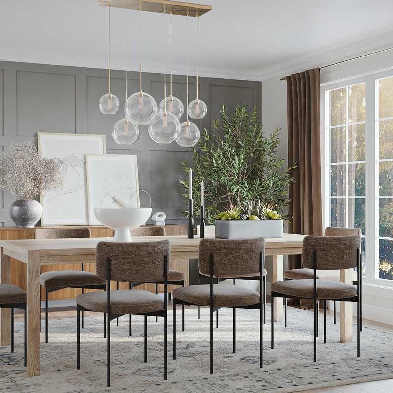 Scandinavian Not Sure Yet Design by Havenly Interior Designer Humera