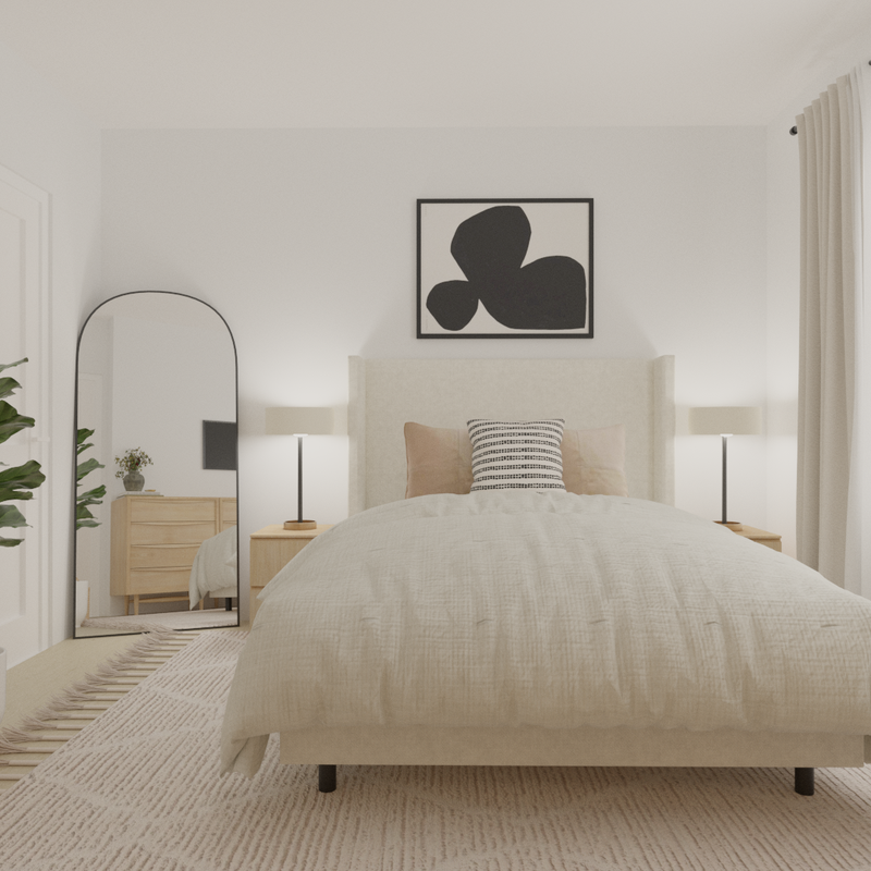 Modern, Classic, Glam Bedroom Design by Havenly Interior Designer Alyssa