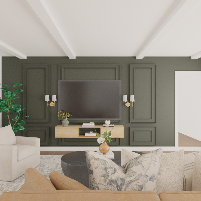 Modern, Classic, Transitional Living Room Design by Havenly Interior Designer Tara
