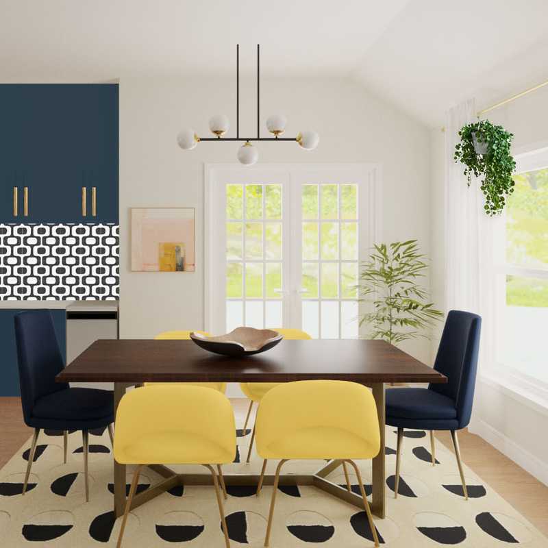 Midcentury Modern Dining Room Design by Havenly Interior Designer Legacy