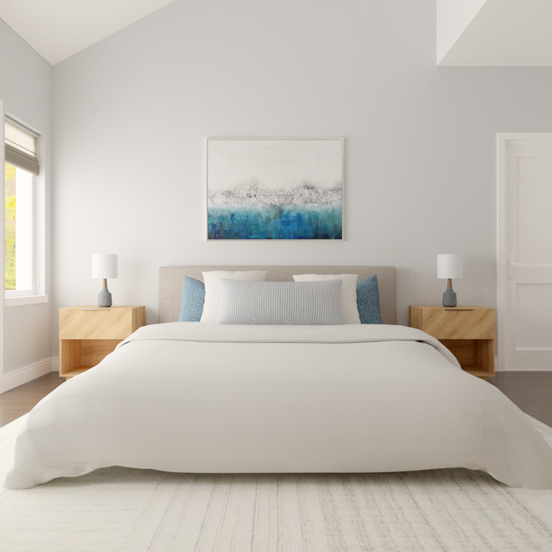 Classic, Bohemian, Midcentury Modern Bedroom Design by Havenly Interior Designer Nicole