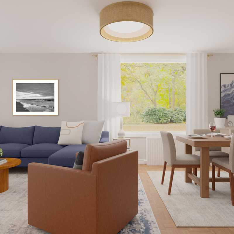 Classic, Transitional, Minimal Dining Room Design by Havenly Interior Designer Toussaint