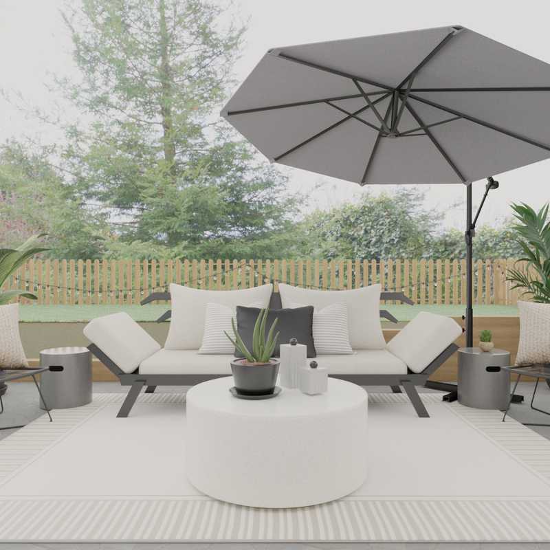 Contemporary, Modern Outdoor Space Design by Havenly Interior Designer Austin
